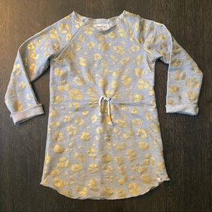 NWOT Sovereign Code LA Girls Gold Cheetah Dress
